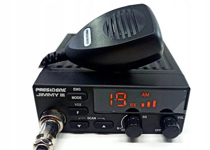 CB RADIJAS PRESIDENT JIMMY 3 III ASC 12V AM FM