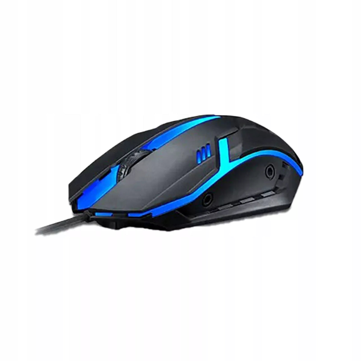 Juoda RGB žaidimų klaviatūra su LED apšvietimu žaidėjams + pelė dovanų
