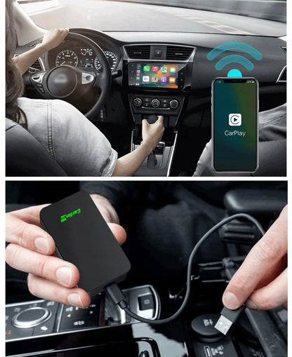Carlinkit 2air belaidis CarPlay Android Auto adapteris WiFi Bluetooth