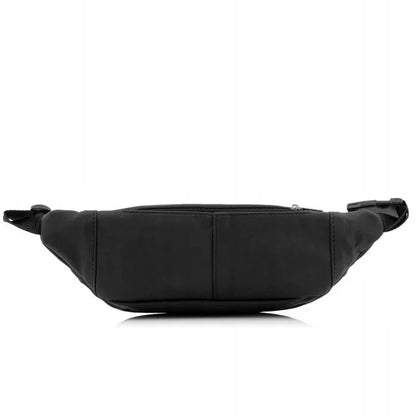 Juoda Odinė Vyriška Juosmens Rankinė