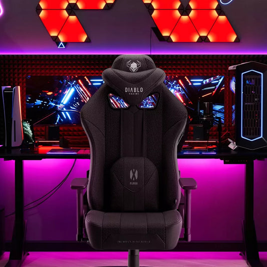DIABLO X medžiaginė žaidimų kėdė