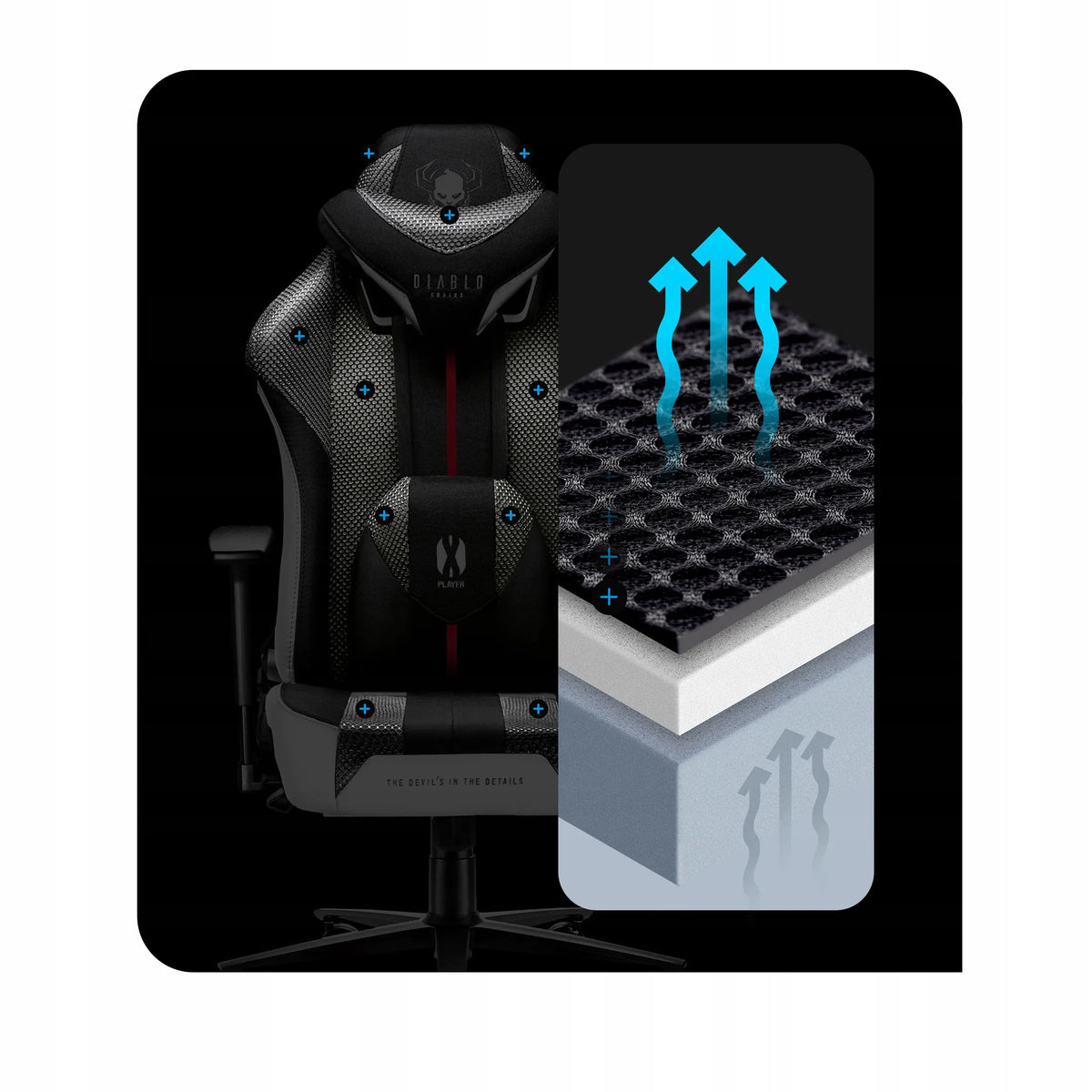 DIABLO X-Player žaidimų kėdė