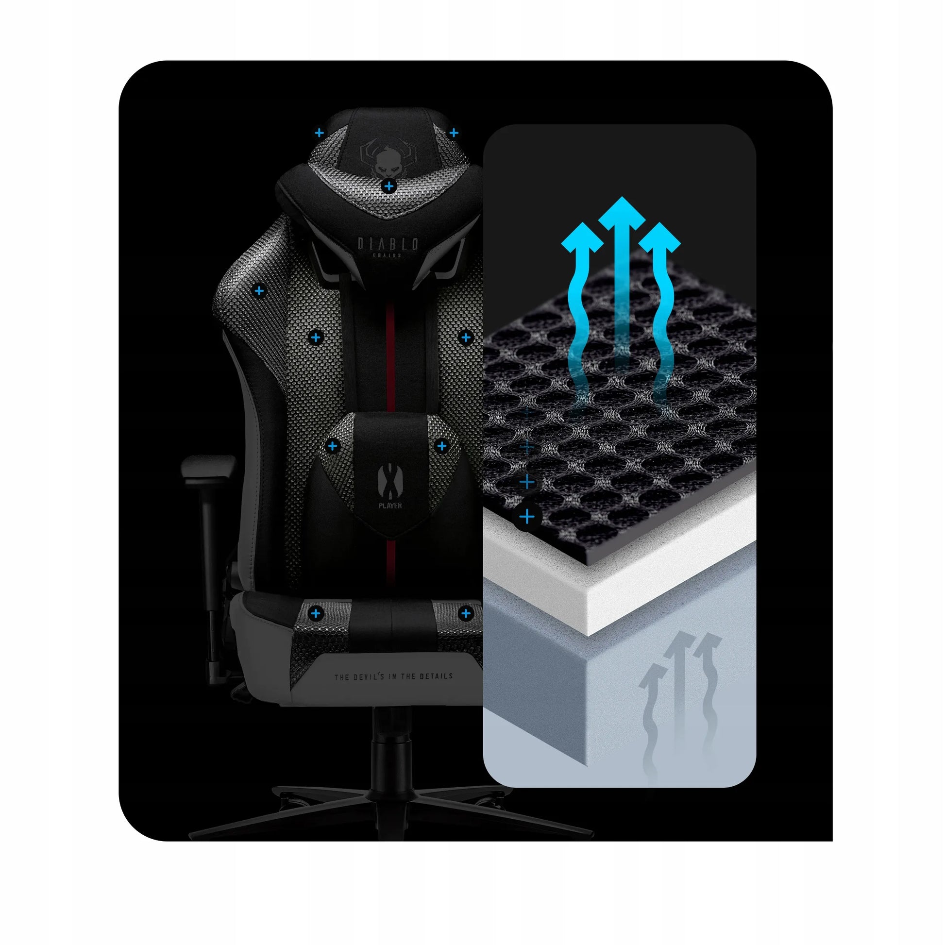DIABLO X-Player žaidimų kėdė