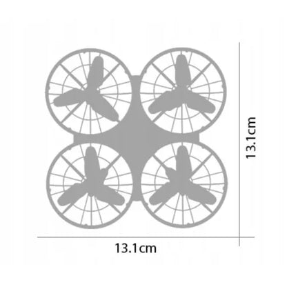 VALDOMAS AUTOMATINIS DRONAS VAIKAMS SYMA X26 2.4GHz LED 3D REŽIMAS