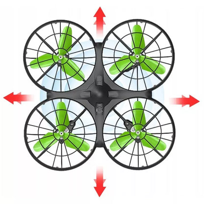 VALDOMAS AUTOMATINIS DRONAS VAIKAMS SYMA X26 2.4GHz LED 3D REŽIMAS