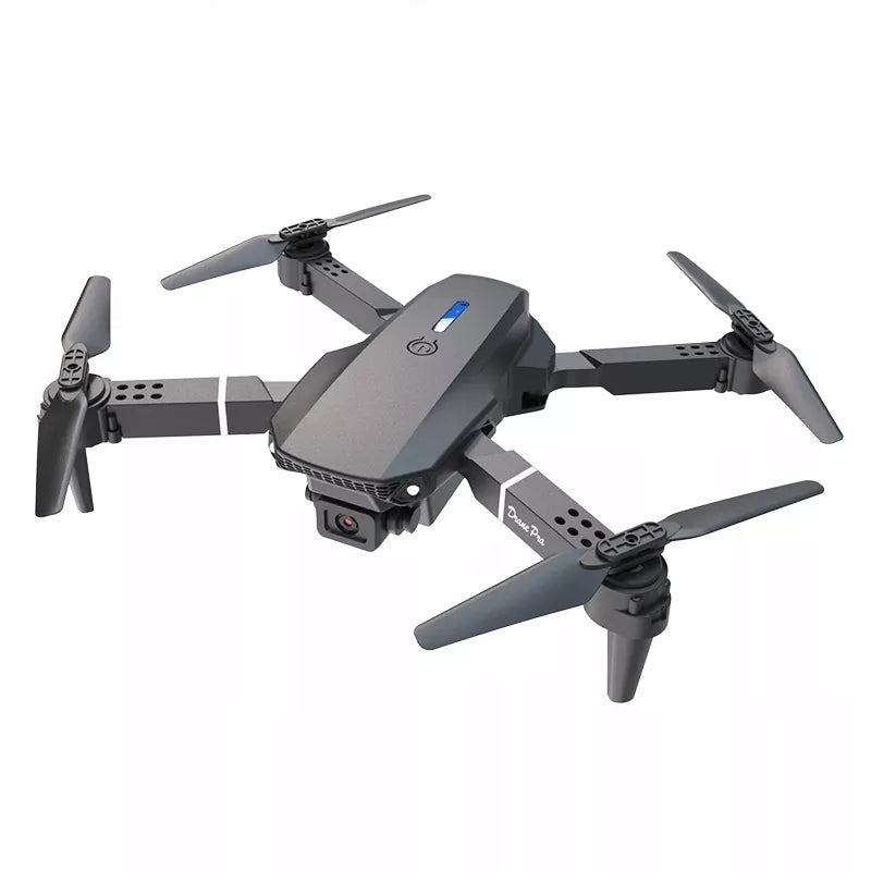 DRONO KONTROLERIS SU LCD 2 kameros ŽAISLAS 115G WIFI 3x AKUMUL. 300m OpticalFlow