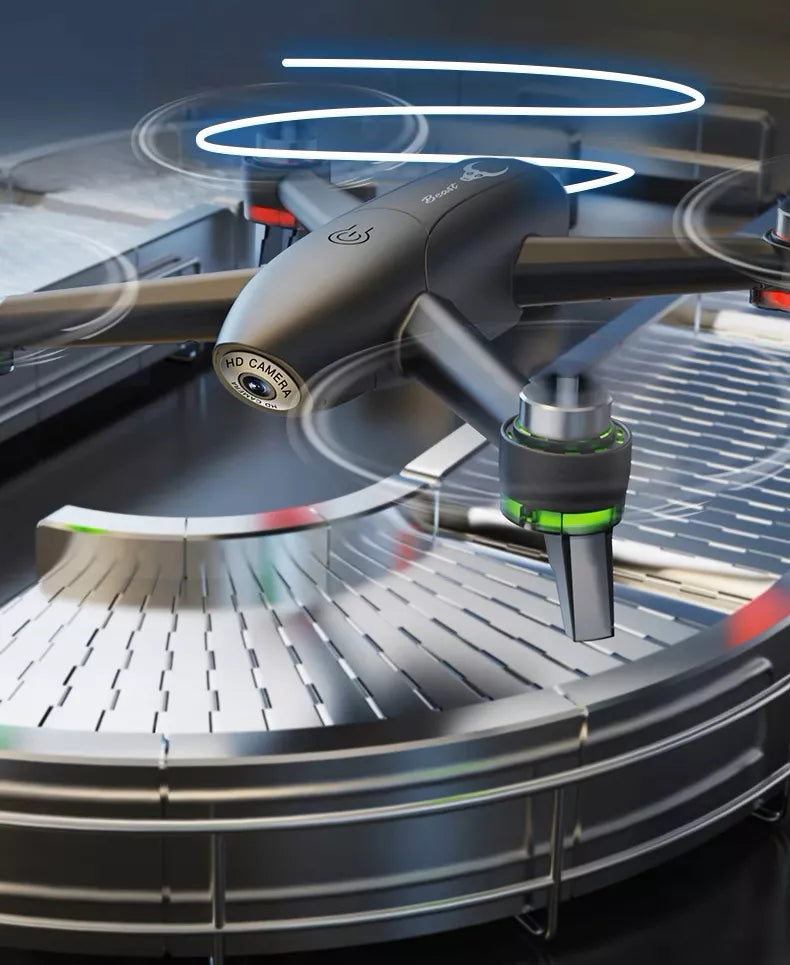 Mini dronas su HD kamera – Pro Wi-Fi, LCD valdiklis, Fly More Combo, 20 min., HDR