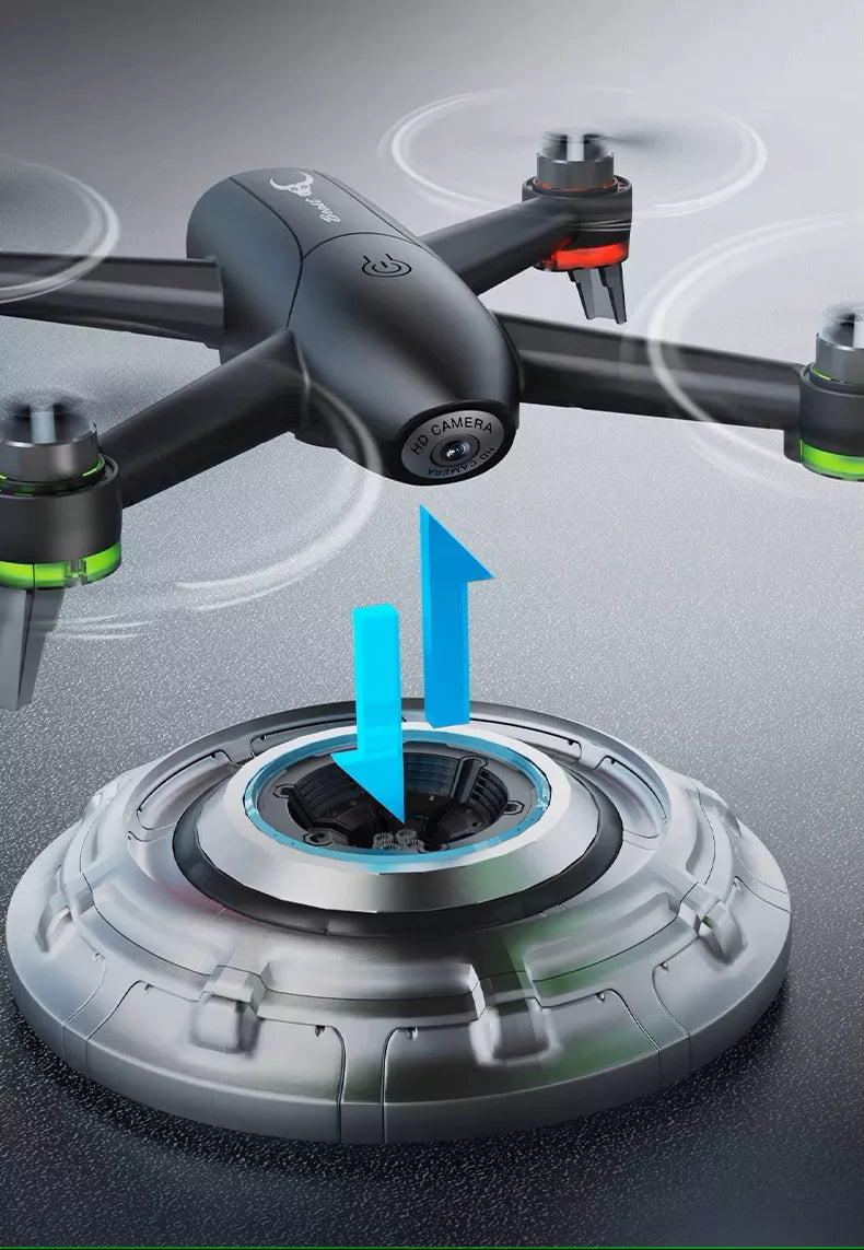 Mini dronas su HD kamera – Pro Wi-Fi, LCD valdiklis, Fly More Combo, 20 min., HDR