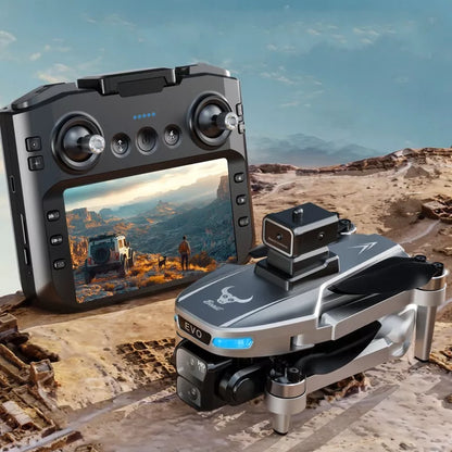 DRONAS SU KAMERA SG901 MAX GPS, ANTINIS ATSISPYRĖJIMO MECHANIZMAS, 3 BATERIJOS PO 3800 mAh, HEADLESS REŽIMAS