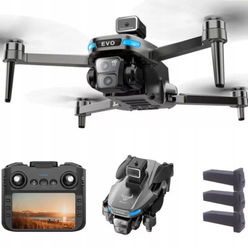 DRONAS SU KAMERA SG901 MAX GPS, ANTINIS ATSISPYRĖJIMO MECHANIZMAS, 3 BATERIJOS PO 3800 mAh, HEADLESS REŽIMAS