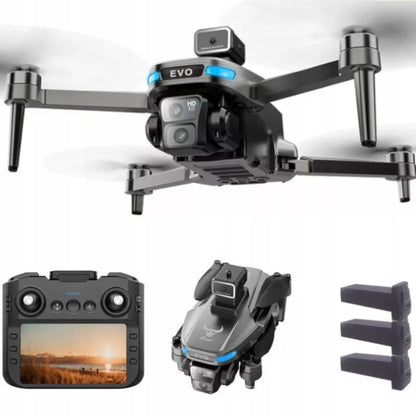 DRONAS SU KAMERA SG901 MAX GPS, ANTINIS ATSISPYRĖJIMO MECHANIZMAS, 3 BATERIJOS PO 3800 mAh, HEADLESS REŽIMAS