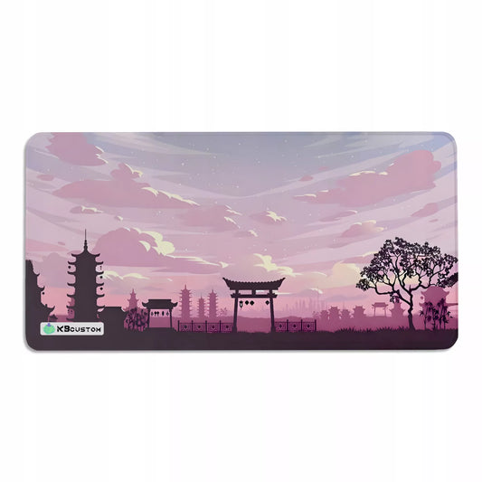 Didelis pelės kilimėlis XXXL 100×50 cm – žaidėjams, japoniško stiliaus, stalui