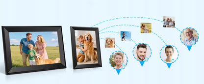 Didelis skaitmeninis fotokadras 15,6 colių „FRAMEO“ – jutiklinis, WiFi, 32 GB