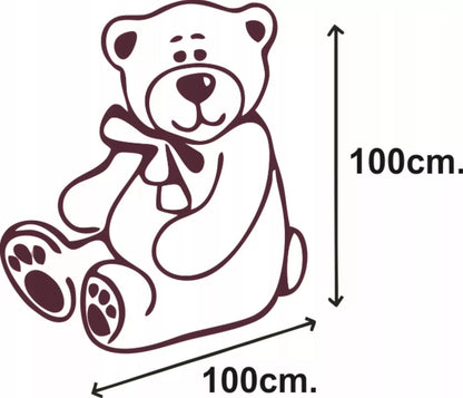 Didelis pliušinis meškinas milžinas 200 cm – siuvinėjimas „I Love You“