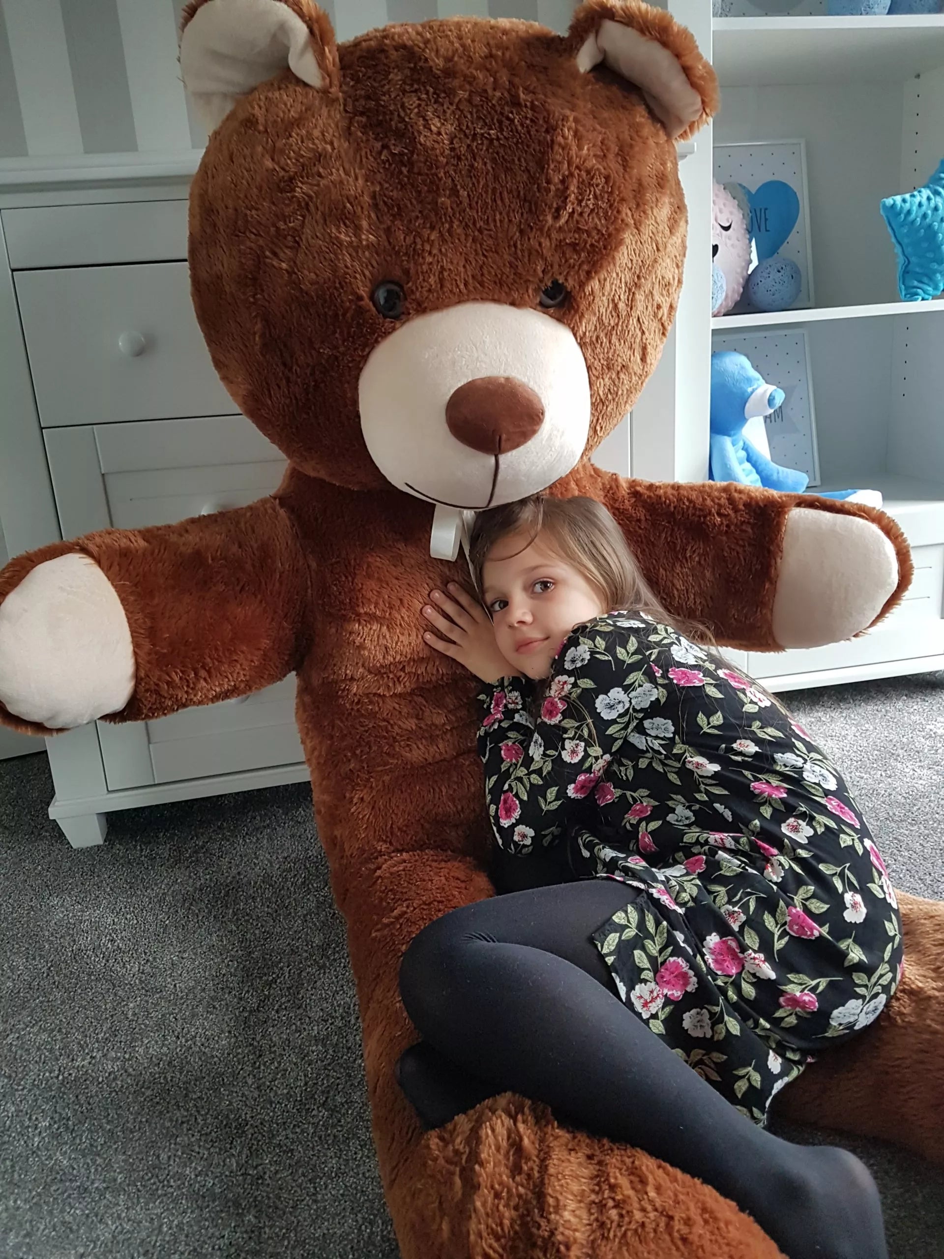 Didelis pliušinis meškinas – didelis pliušinis milžinas, 205 cm