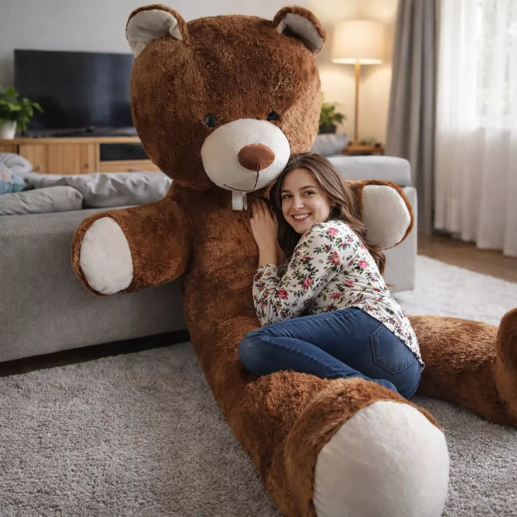 Didelis pliušinis meškinas – didelis pliušinis milžinas, 205 cm