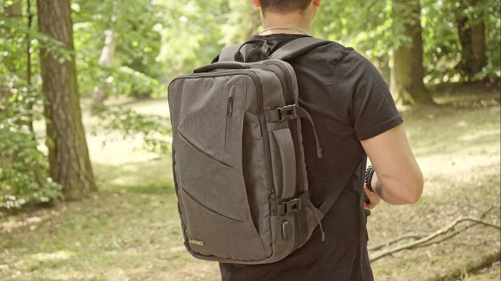 Vyriška kuprinė 40L, daugiafunkcė, laptopui, neperšlampama
