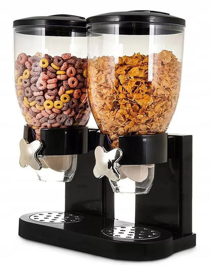 Dvigubas dozatorius sausiems pusryčiams ir saldainiams – 2×500 ml