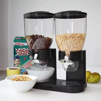 Dvigubas dozatorius sausiems pusryčiams ir saldainiams – 2×500 ml