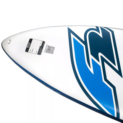 Pripučiama SUP lenta F2 Axxis 12'2" Light Blue Combo Irklas 2in1 Sėdynė