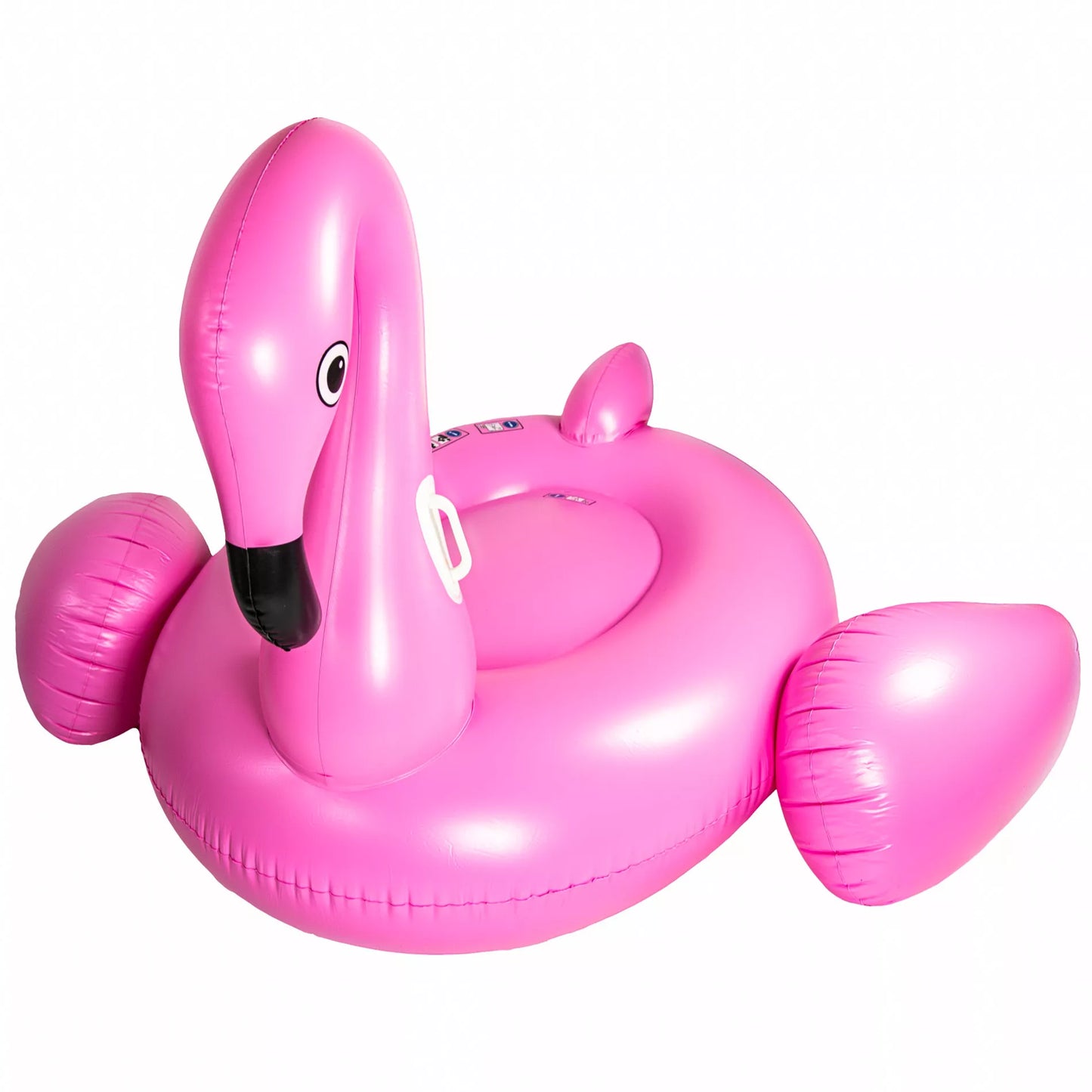 Pripuąiamas Flamingo DIDELis plaukimo ratas su sėdyne 217x200 cm