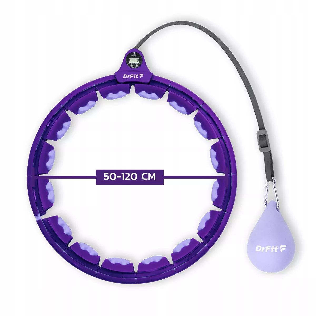 Hula hoop su skaitliuku – fitnesui ir lieknėjimui