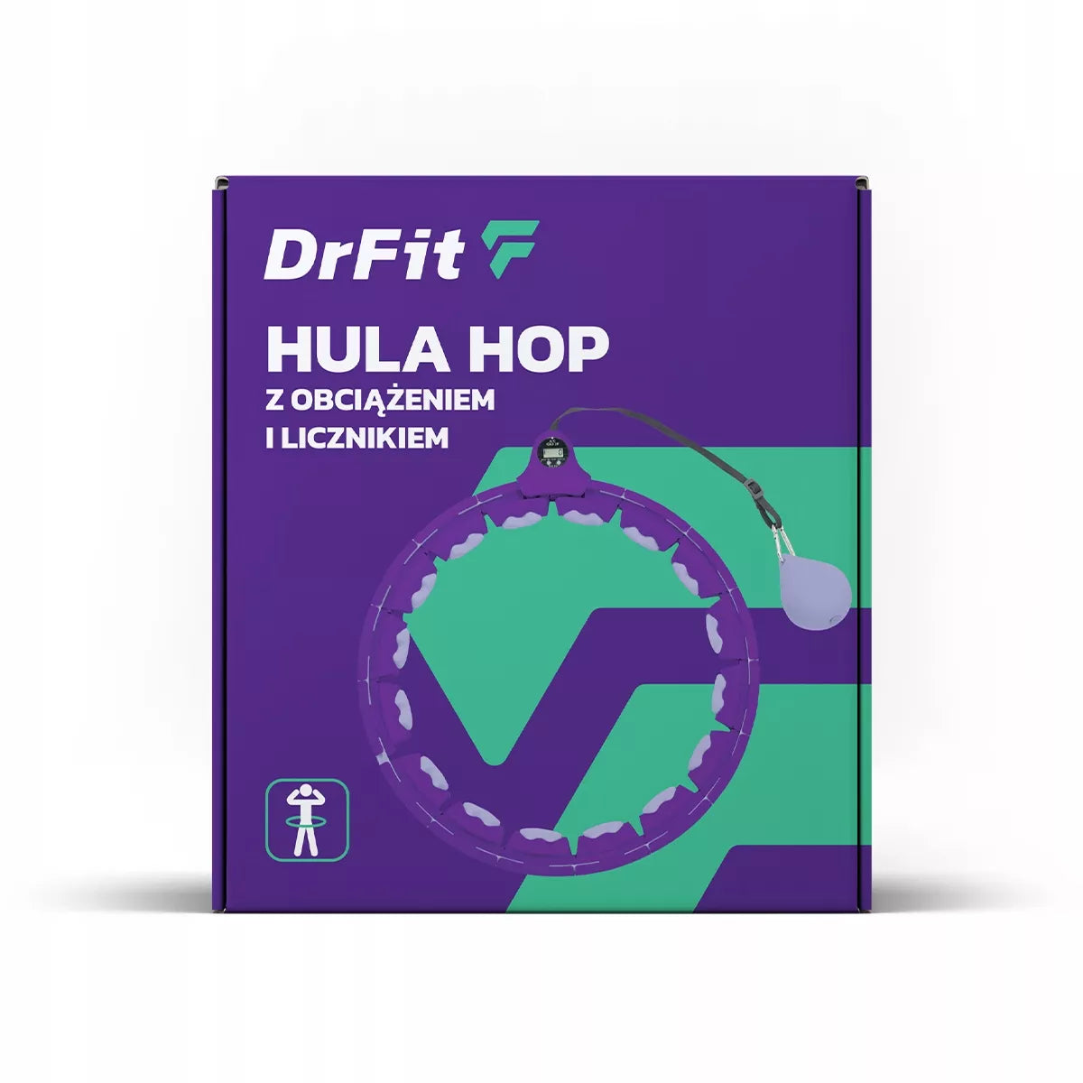 Hula hoop su skaitliuku – fitnesui ir lieknėjimui