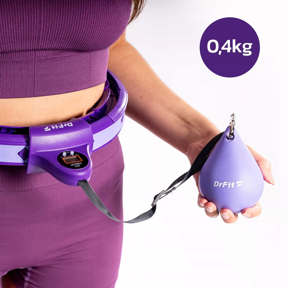 Hula hoop su skaitliuku – fitnesui ir lieknėjimui
