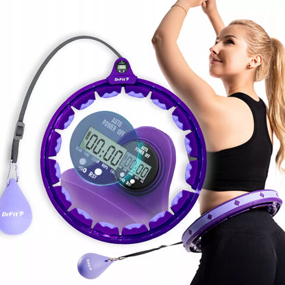 Hula hoop su skaitliuku – fitnesui ir lieknėjimui