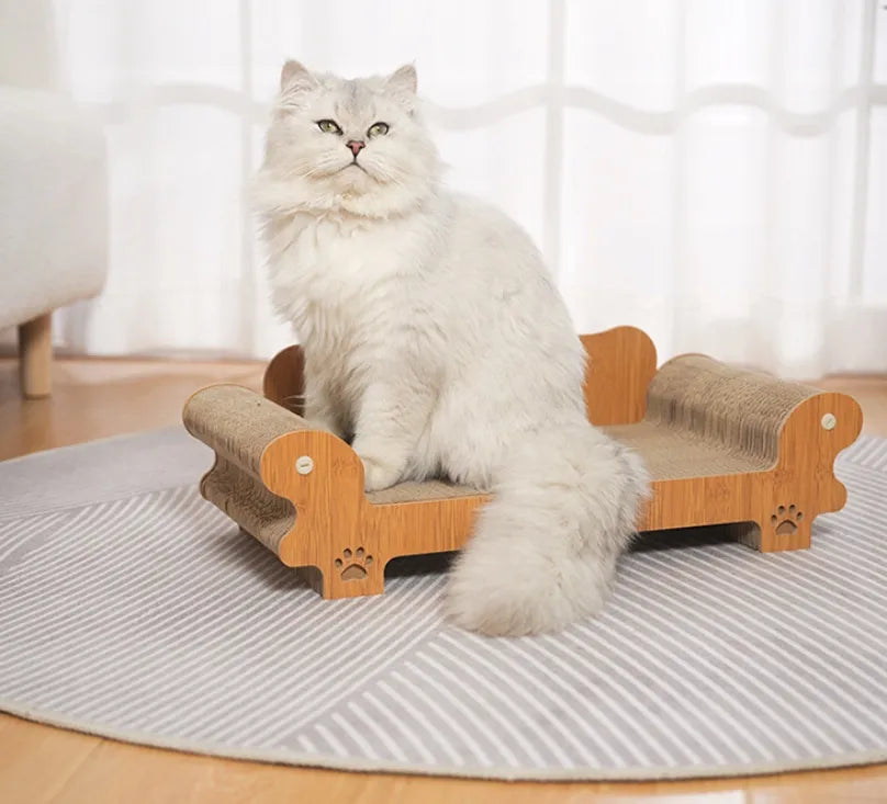 Katės draskyklė guolis sofa draskymui su katžole KING (F082)