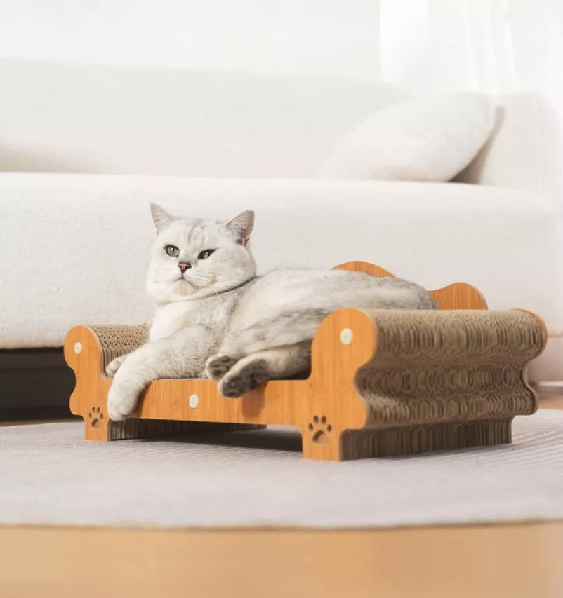 Katės draskyklė guolis sofa draskymui su katžole KING (F082)
