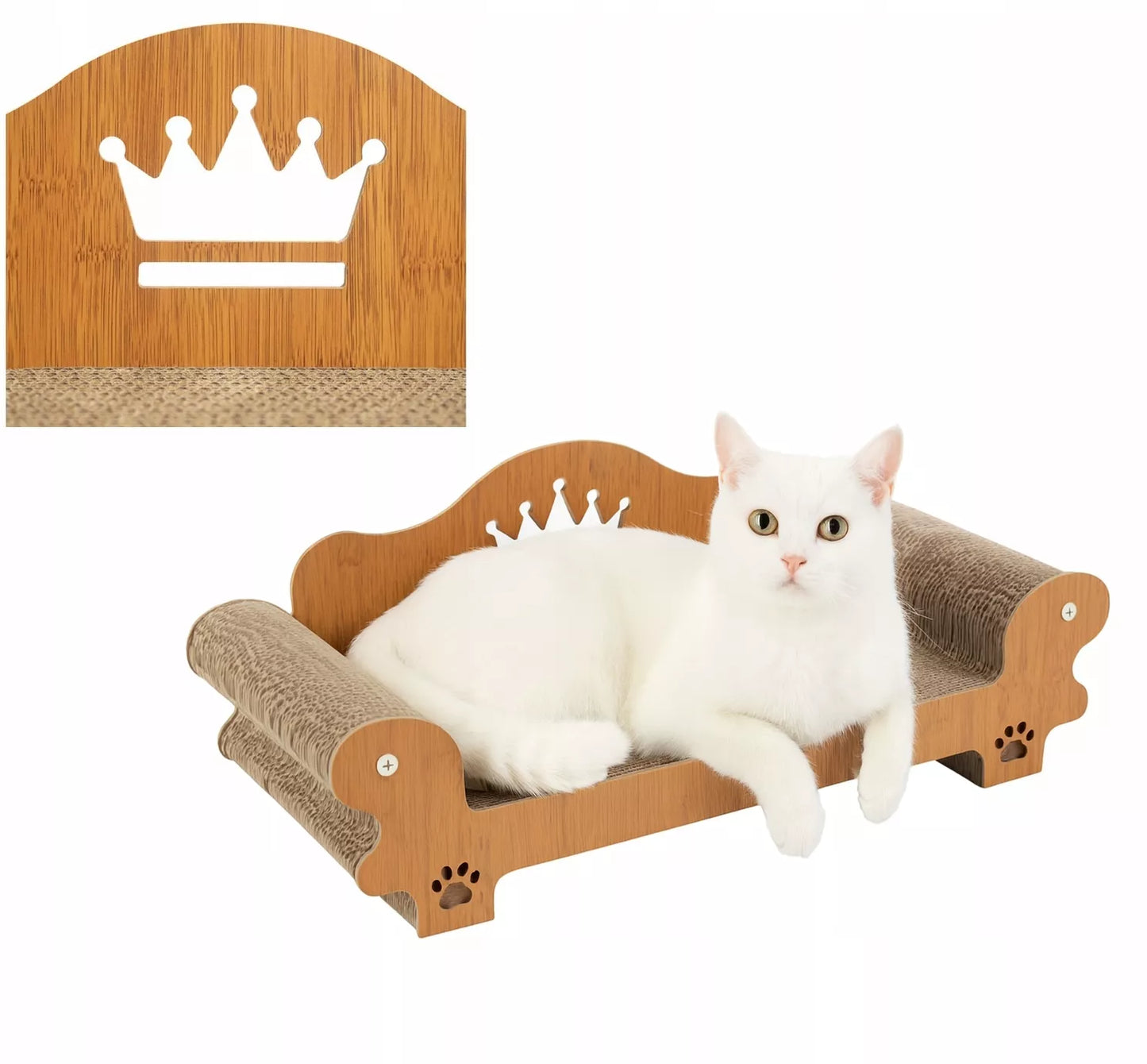 Katės draskyklė guolis sofa draskymui su katžole KING (F082)