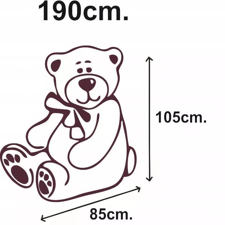Didelis pliušinis meškinas milžinas 190 cm