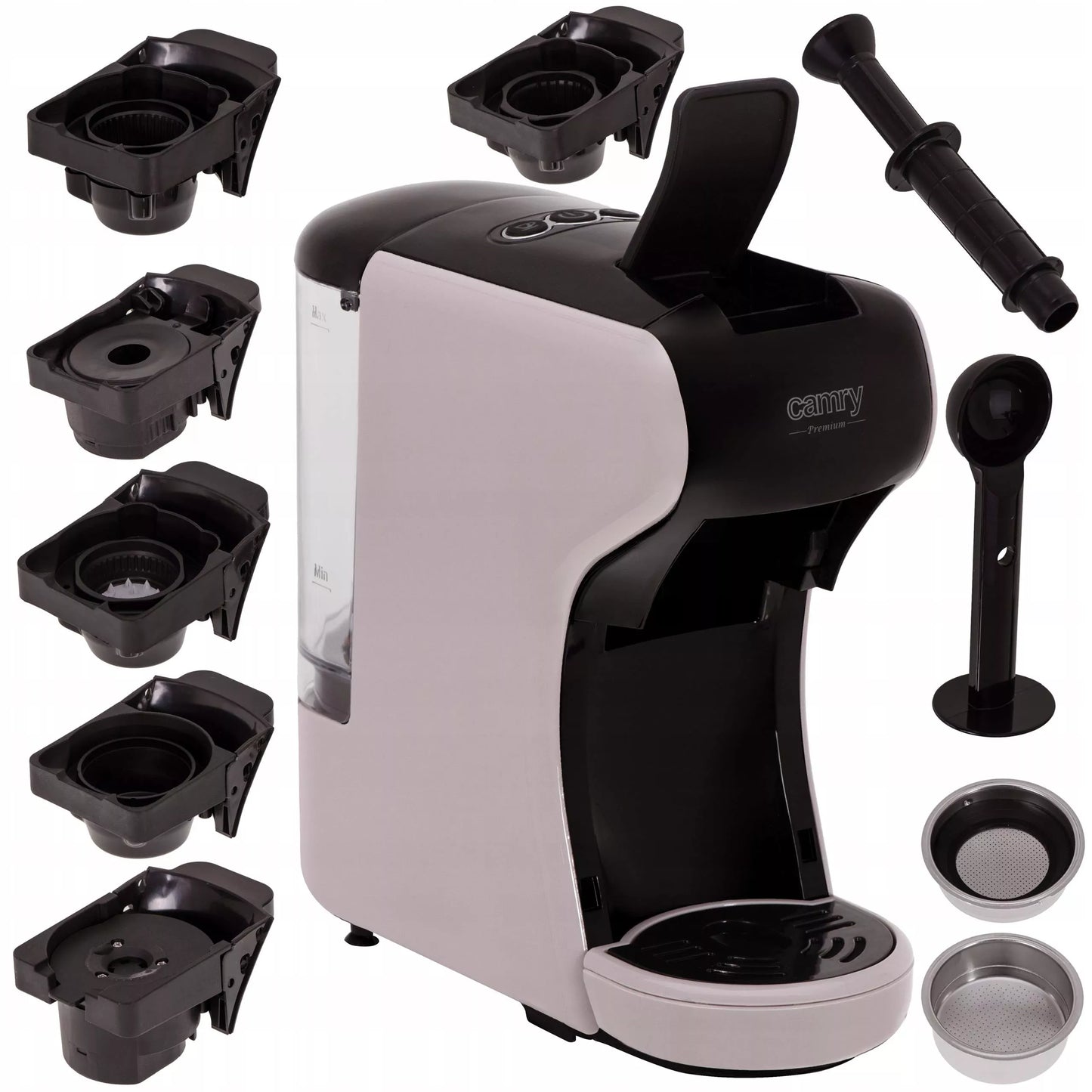 Slėginis kavos aparatas kapsulėms Nespresso Dolce Gusto Tchibo