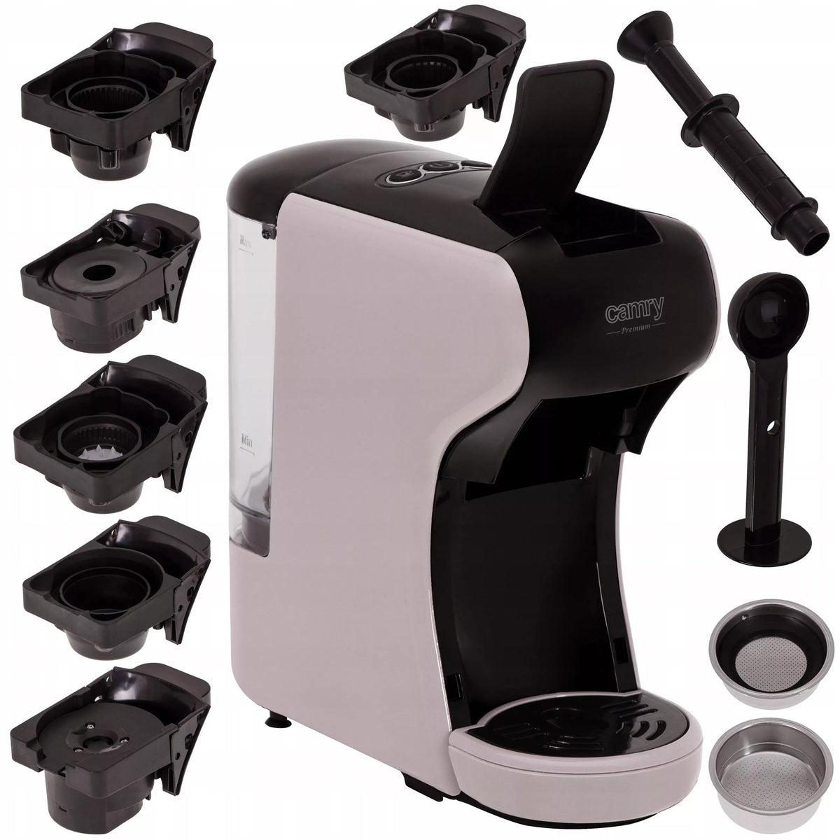 Slėginis kavos aparatas kapsulėms Nespresso Dolce Gusto Tchibo