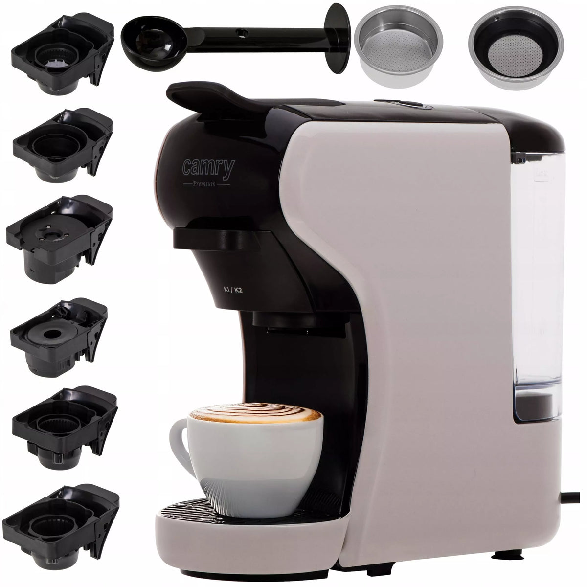 Slėginis kavos aparatas kapsulėms Nespresso Dolce Gusto Tchibo
