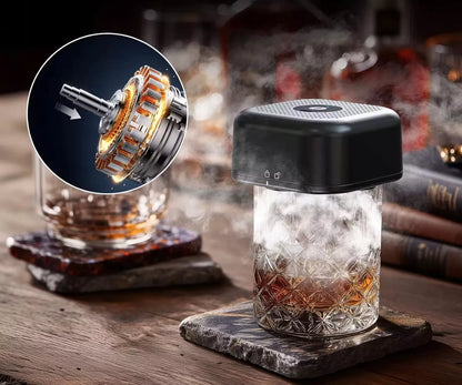 ELEKTRINĖ WHISKY SMOKER RŪKYMO RINKINYS SU GĖRIMŲ ĮRANKIAIS 6 SKONIAI