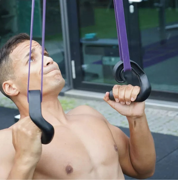 ERGONOMIŠKOS 45° TRENIRUOČIŲ RANKENOS SKERSINIUI, ŠTANGOMS IR GRYFAMS