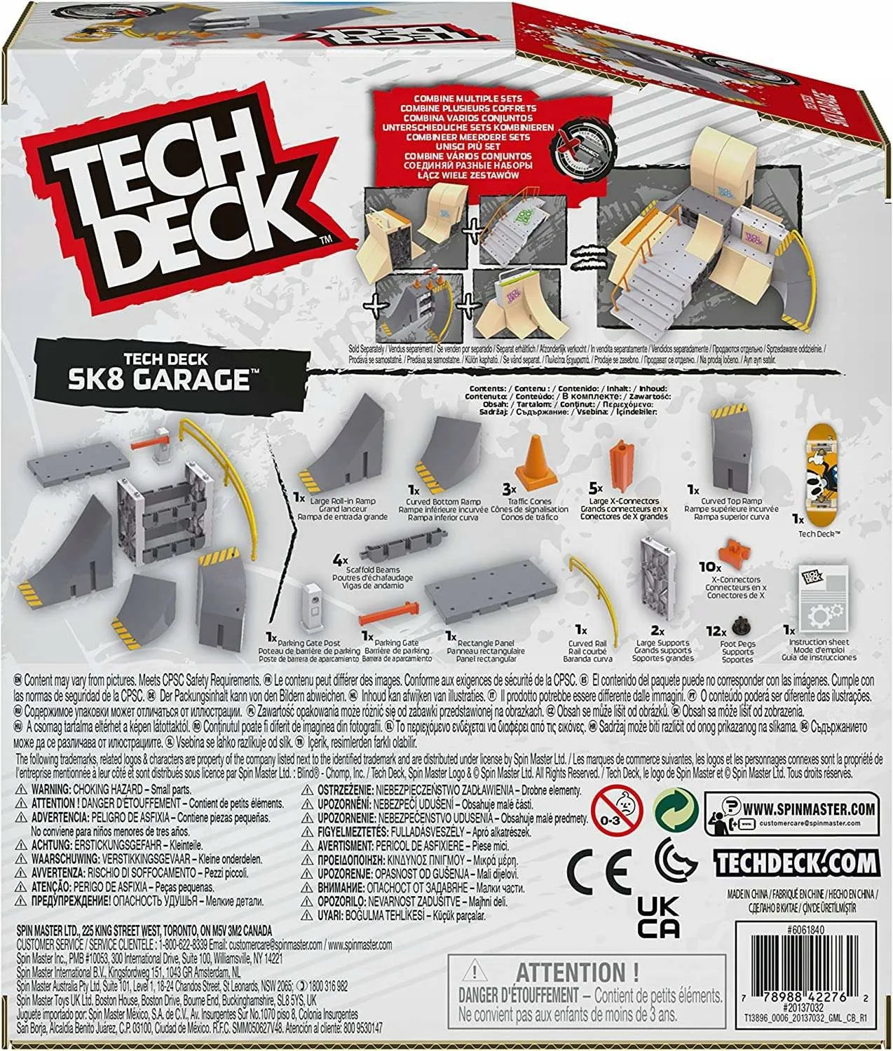 Tech Deck Sk8 Garage rampa su riedlente