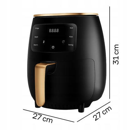 Beļļas Fritieris Air Fryer 6L, 2400W Jaudīga Cepeškrāsns-Fritieris