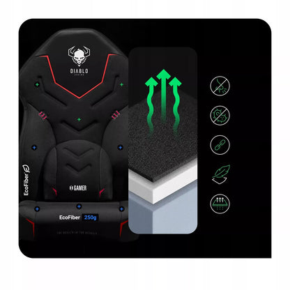 Žaidimų kėdė Diablo X Obsidian