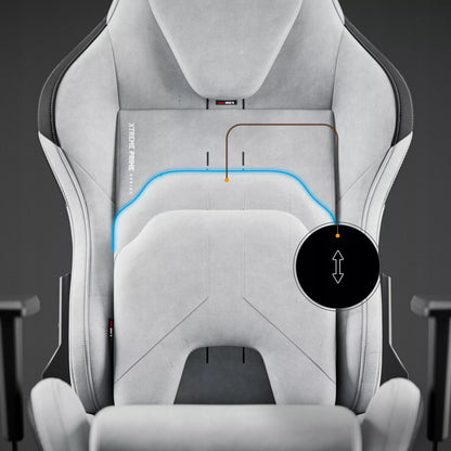 Žaidimų kėdė Diablo Chairs X.One Prime pilkas audinys