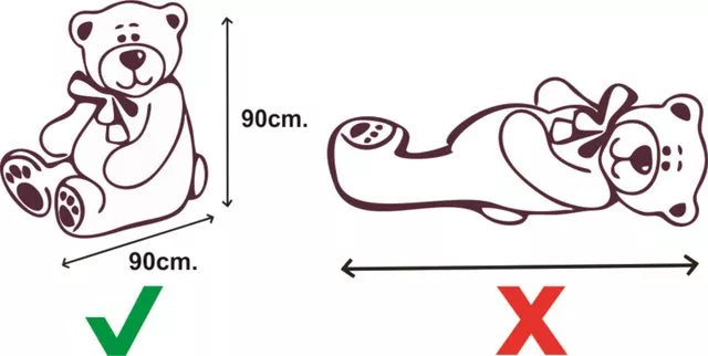 Gigant – didelis pliušinis meškutis 180 cm