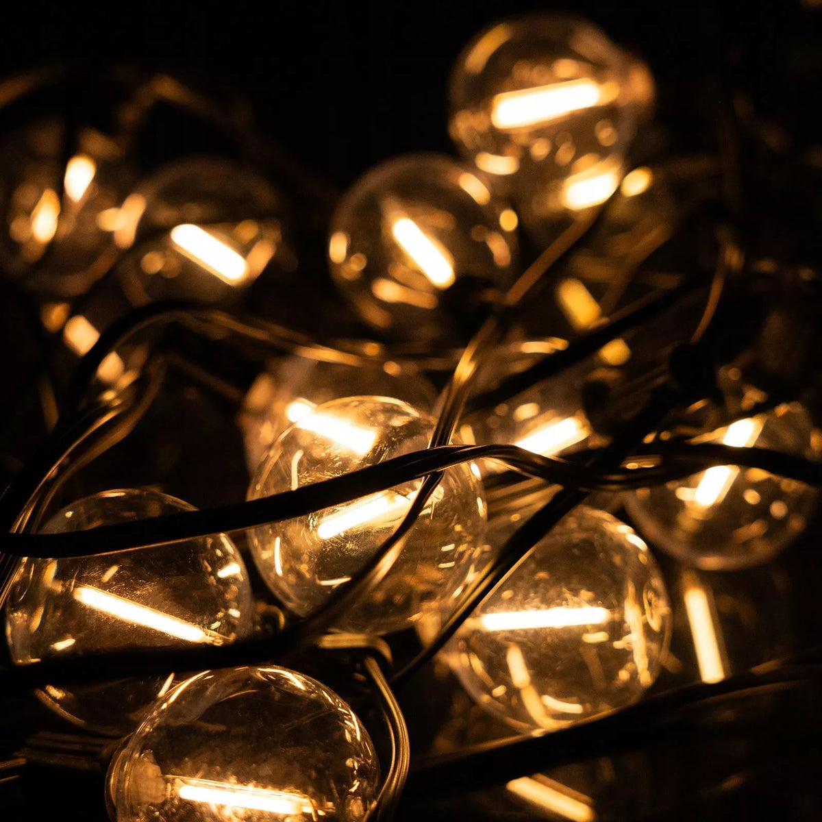 Sodinė girlianda su saulės energija, 20 LED, 10,6 m, RGB, šilta, dekoratyvinė