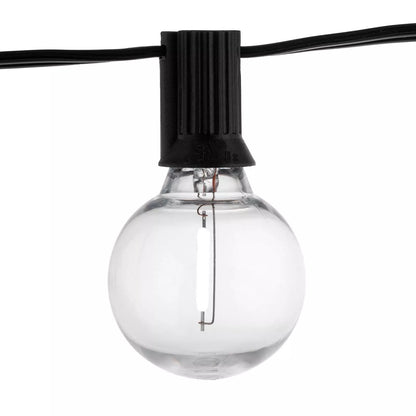 Sodinė girlianda su saulės energija, 20 LED, 10,6 m, RGB, šilta, dekoratyvinė