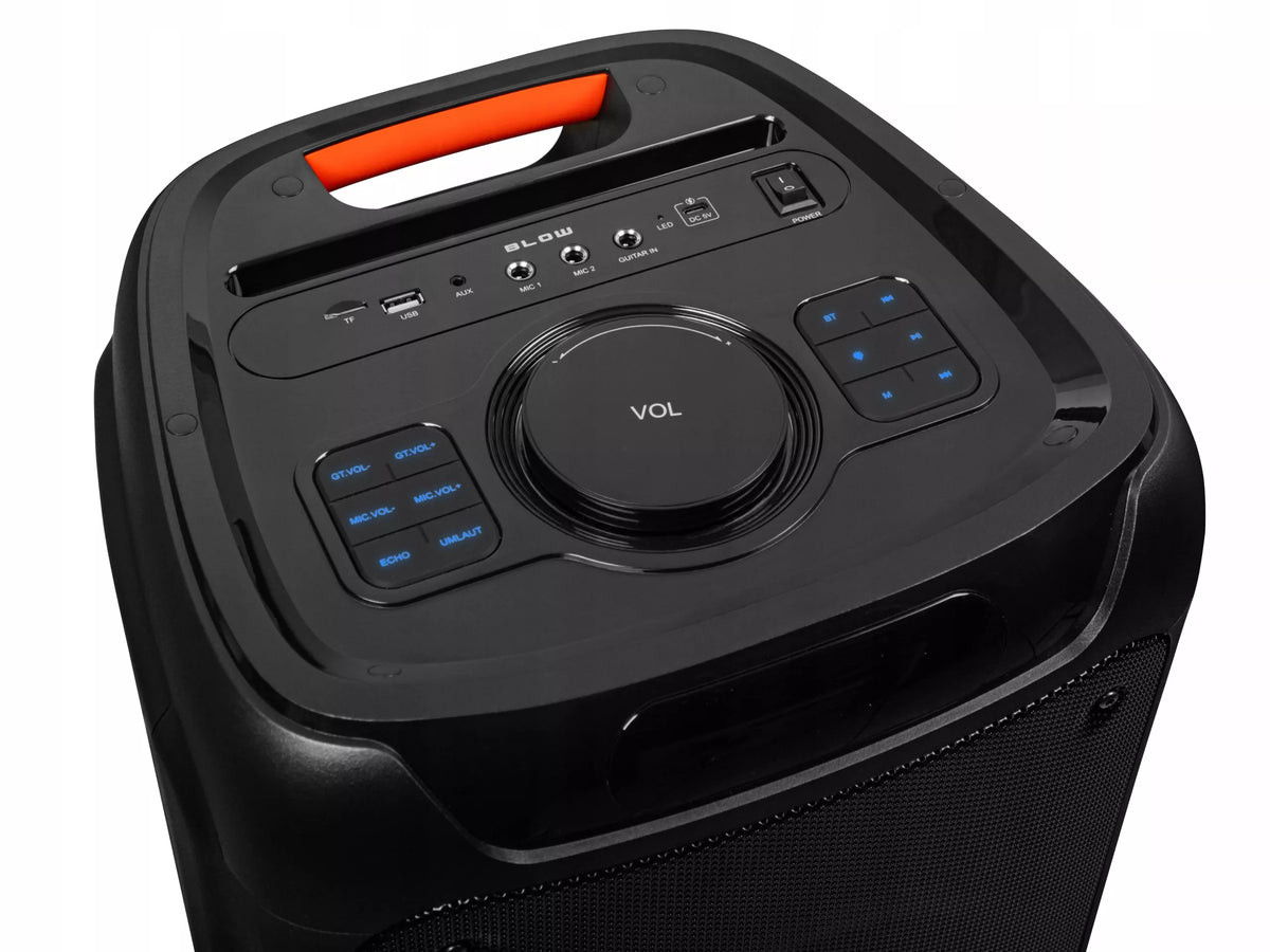NEŠIOJAMAS BELAIDIS BLUETOOTH GARSIAKALBIS DIDELIS KARAOKE MIKROFONAS RADIJAS 280W