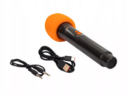 NEŠIOJAMAS BELAIDIS BLUETOOTH GARSIAKALBIS DIDELIS KARAOKE MIKROFONAS RADIJAS 280W