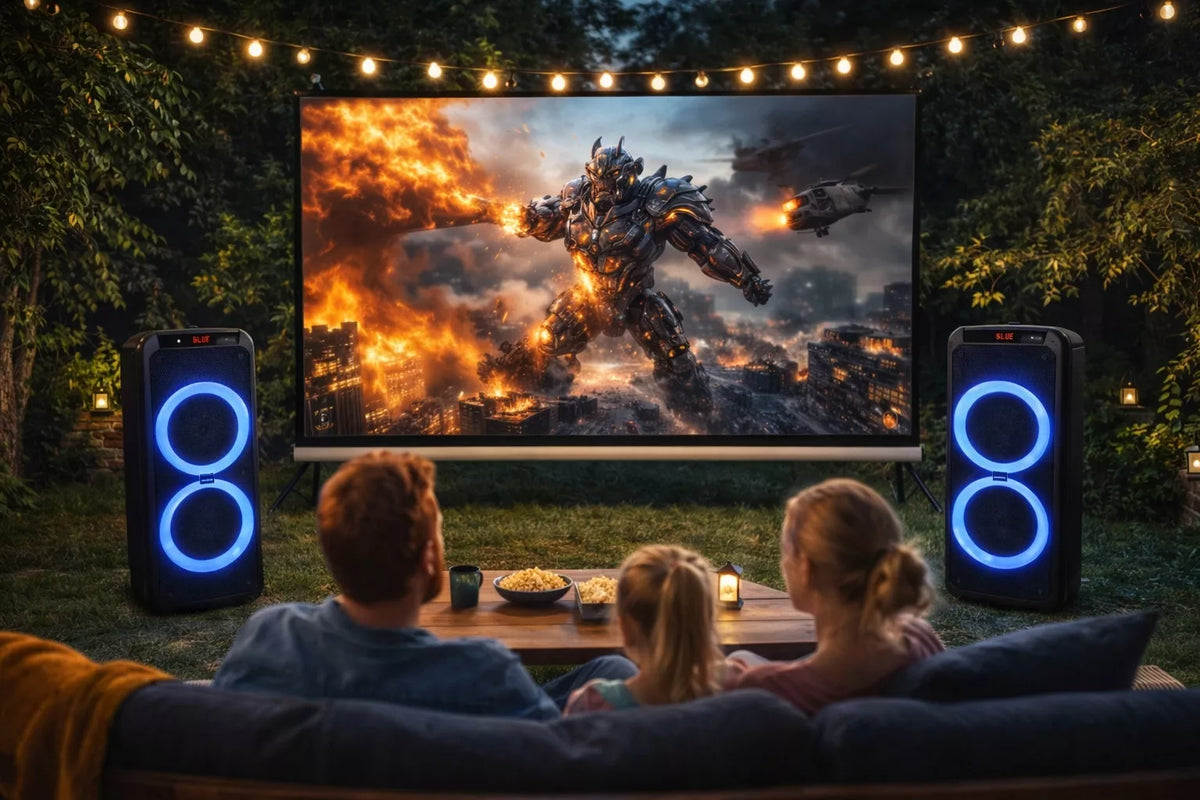 NEŠIOJAMAS BELAIDIS BLUETOOTH GARSIAKALBIS DIDELIS KARAOKE MIKROFONAS RADIJAS 280W