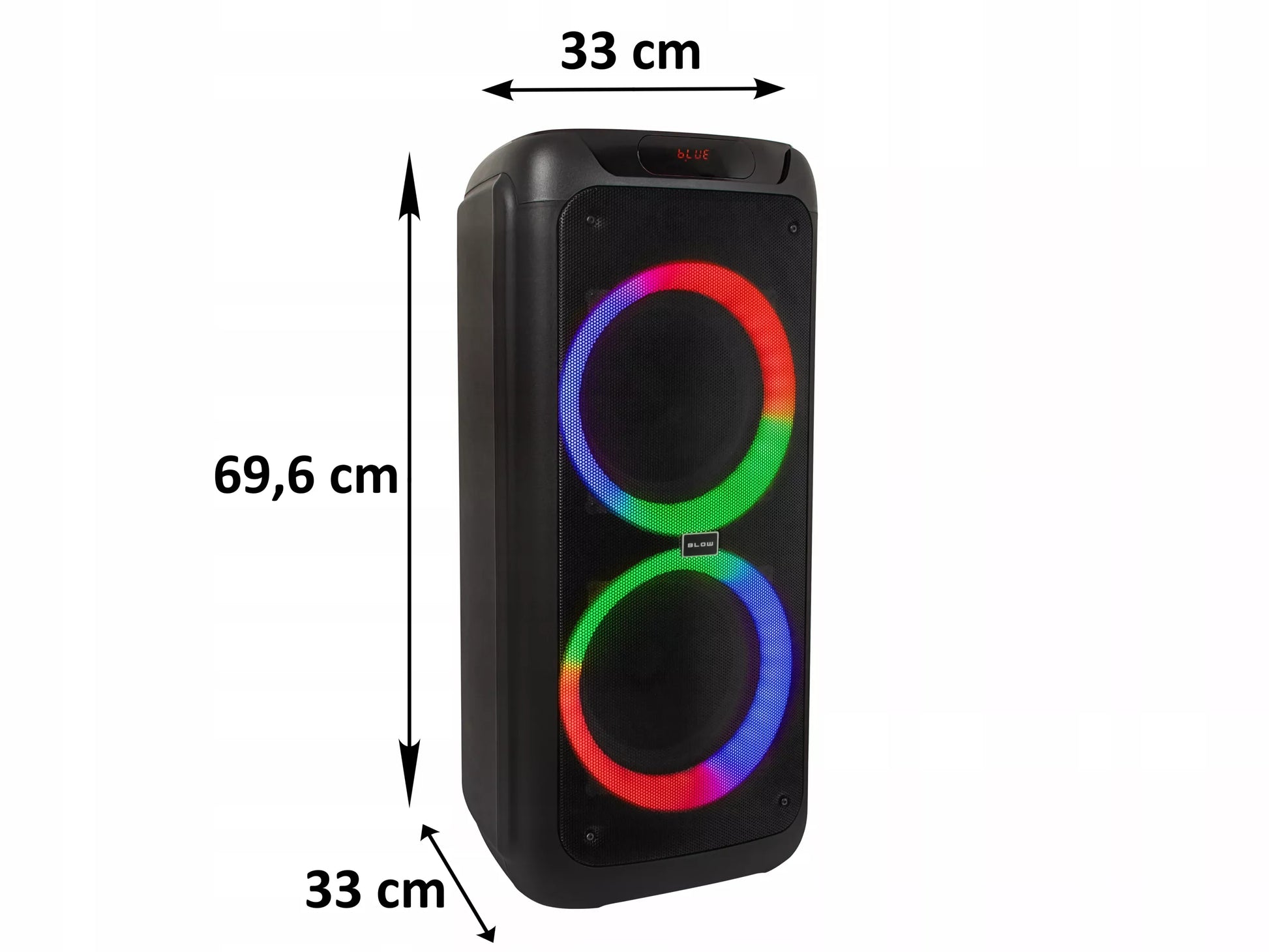 NEŠIOJAMAS BELAIDIS BLUETOOTH GARSIAKALBIS DIDELIS KARAOKE MIKROFONAS RADIJAS 280W