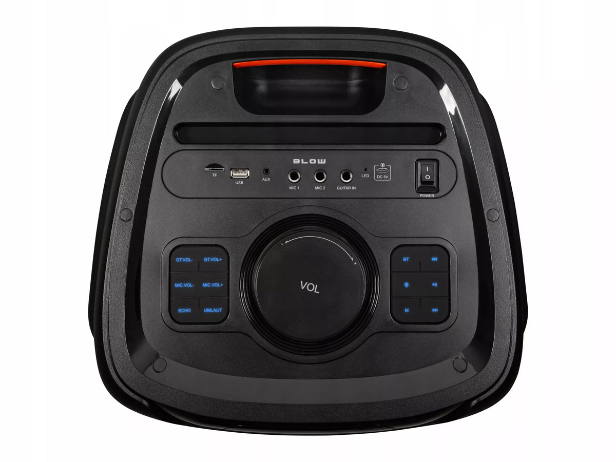 NEŠIOJAMAS BELAIDIS BLUETOOTH GARSIAKALBIS DIDELIS KARAOKE MIKROFONAS RADIJAS 280W